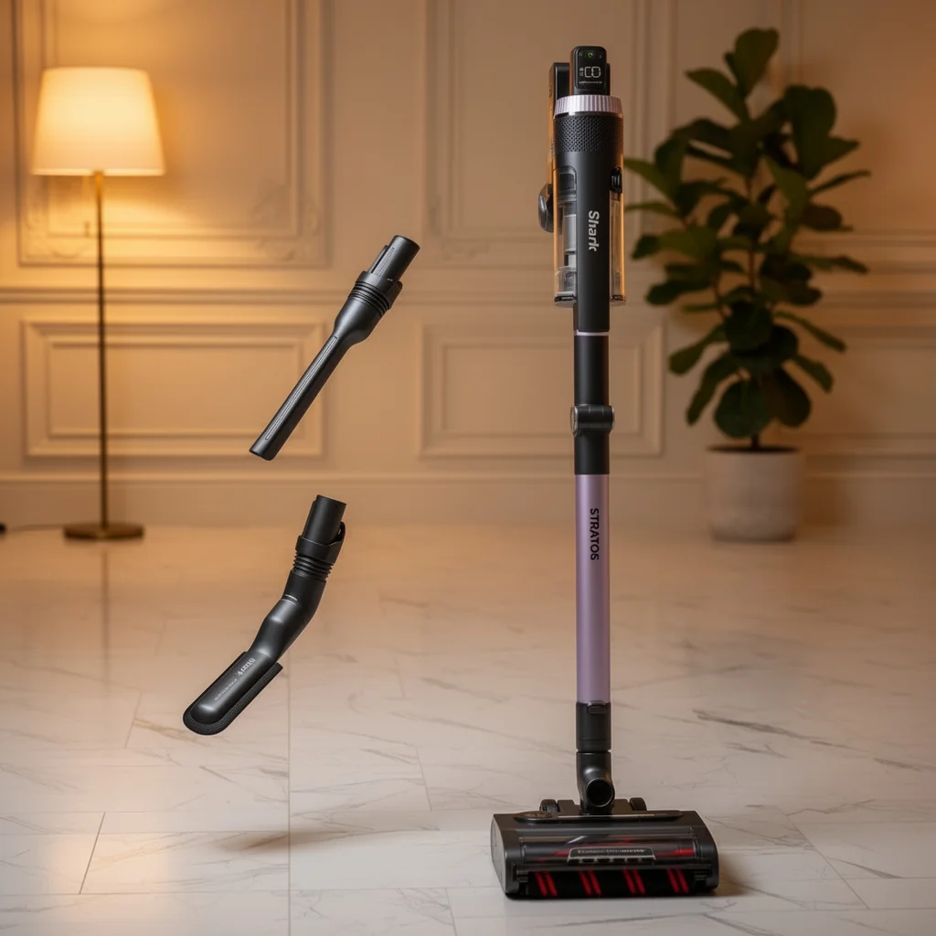 Shark Stratos Cordless Vacuum — Dyson V15 Detect Cordless Vacuum vs Shark Stratos Cordless Vacuum - detailed comparison showing key differences and features